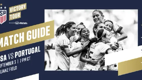 Where to find USWNT vs. Portugal on US TV: Sept. 2, 2019
