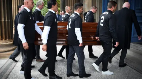 Rangers team join mourners to pay homage to Ricksen
