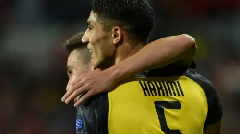 Hakimi sees Dortmund past Slavia, Napoli held at Genk