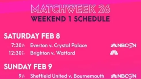 EPL Commentators on NBC Sports: Feb. 7, 2020