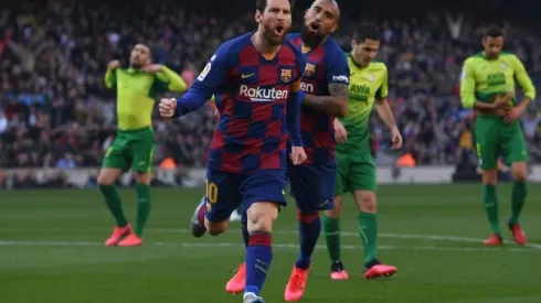 Messi scores four as Barca jump above defeated Madrid before Clasico