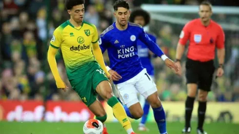 Lewis sinks Leicester to boost Norwich survival bid