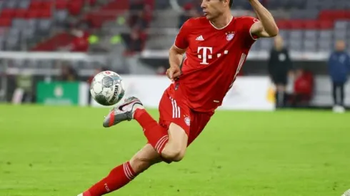 Lewandowski fires weary Bayern into German Cup final in double bid