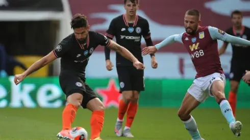 Giroud caps Chelsea fightback to leave Villa in trouble