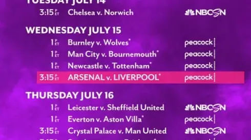 EPL Commentators on NBC: July 14, 2020