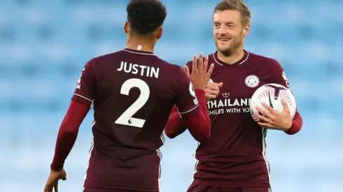 Leicester boss Rodgers hails 'sensational' Vardy after Man City romp