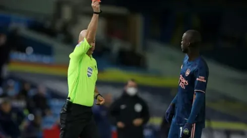 Arsenal's Pepe sent off in Leeds draw, Calvert-Lewin fires Everton