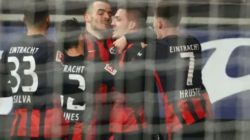 Jovic nets twice for Frankfurt on return from Real Madrid