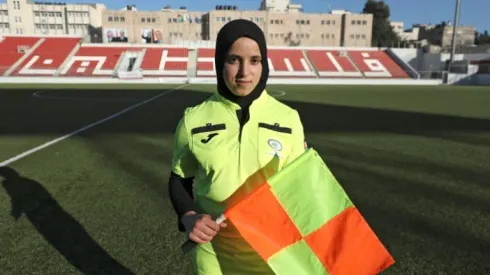 Palestinian female football referee dreams of global career