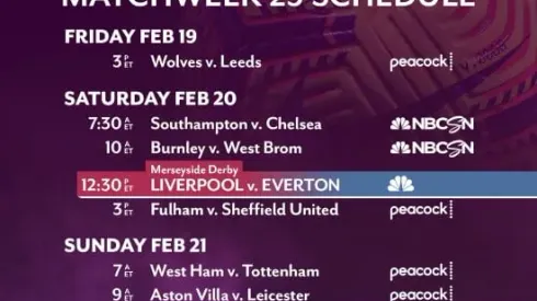 EPL Commentators on NBC Sports: Feb. 19, 2021
