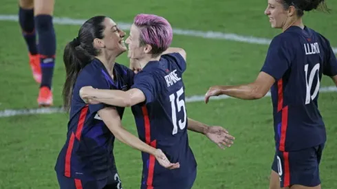 Rapinoe brace boosts US in 6-0 SheBelieves Cup win over Argentina