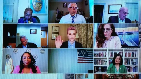 US soccer hero Rapinoe to Congress: Gender pay gap must close