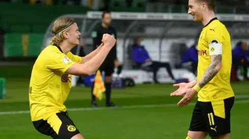 Haaland, Sancho score two each as Dortmund win German Cup final