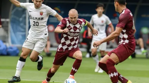 Iniesta has 'big goals' after extending career with Kobe