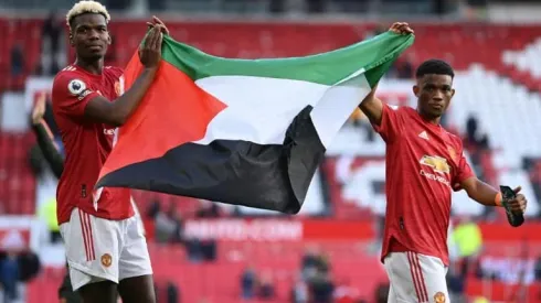 Pogba, Diallo display Palestine flag after Man Utd match