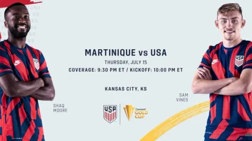 Where to find USA vs. Martinique on US TV and streaming