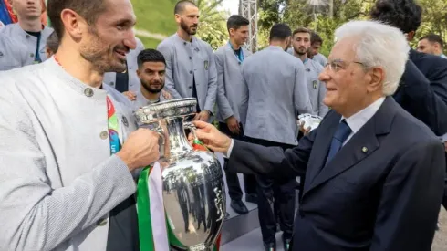 Italy's president honours Euro 2020 winners
