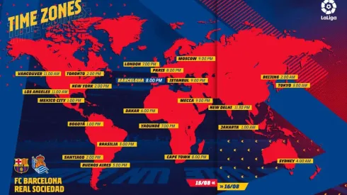 Where to find Barcelona vs. Real Sociedad: Aug 15, 2021