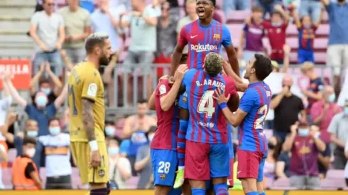 Fati back with a bang as Barca beat Levante to ease pressure