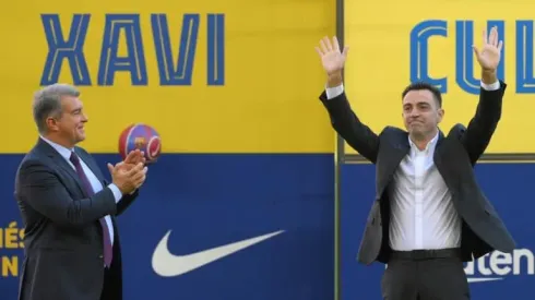 Xavi unveiled as Barcelona coach to fans at Camp Nou