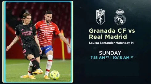 Granada vs. Real Madrid: Date, Time, and TV channel in US