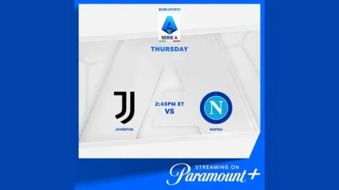 Where to find Juventus vs. Napoli on US TV