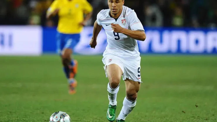 Charlie Davies playing against Brazil in the 2009 FIFA Confederations Cup Final. (Photo by liewig christian/Corbis via Getty Images)
