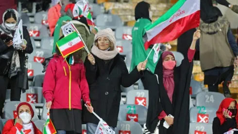 Women attend Iran-Iraq match in Tehran stadium