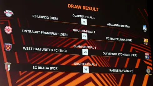 Barcelona face Frankfurt in Europa League quarters, West Ham draw Lyon