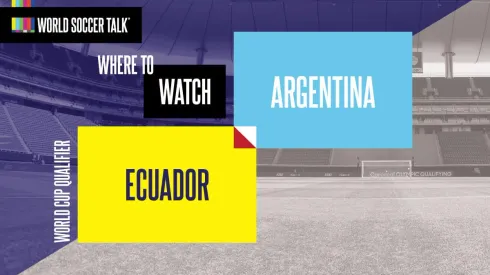 Where to find Ecuador vs. Argentina on US TV