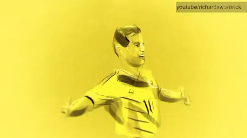 Colombia’s James Rodriguez Volley Against Uruguay Voted Goal Of World Cup 2014