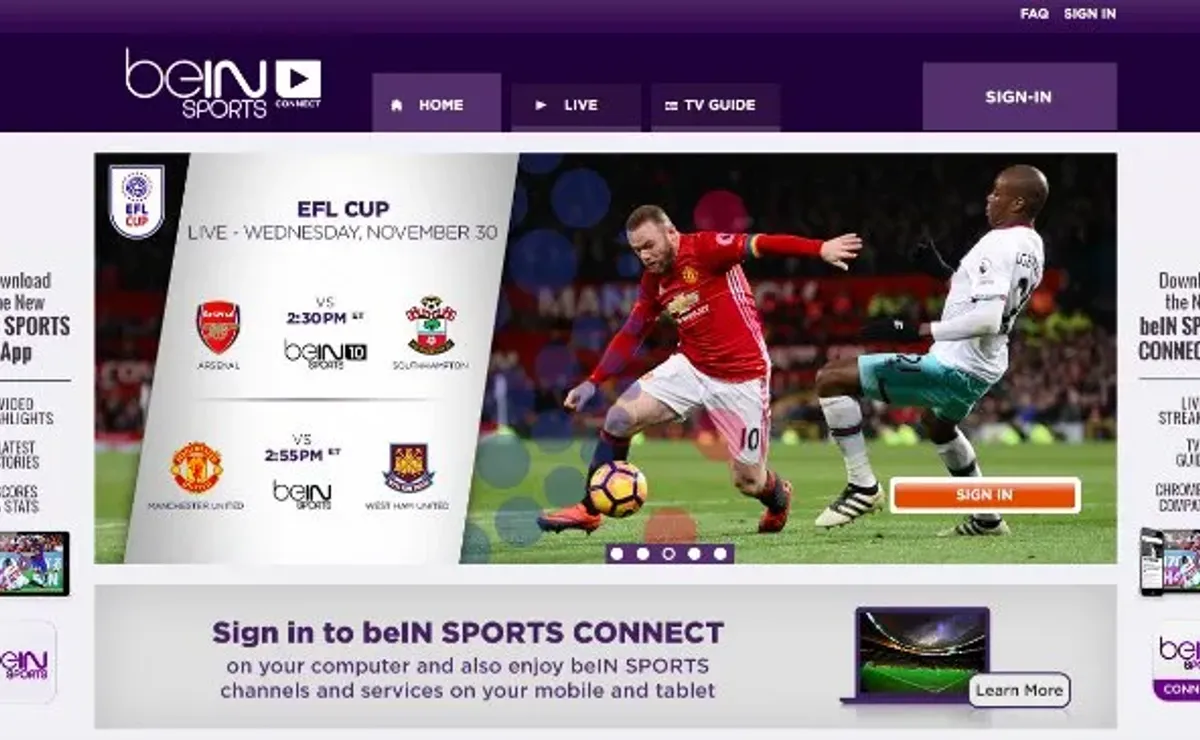 How to watch beIN SPORTS Connect via fuboTV