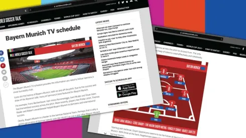 World Soccer Talk debuts specific TV schedules for soccer teams