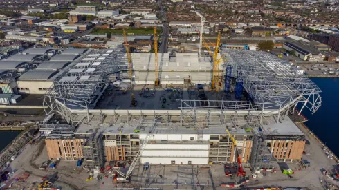 Everton heartbroken at death of worker at new stadium