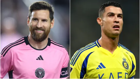 Lionel Messi (left) and Cristiano Ronaldo (right)