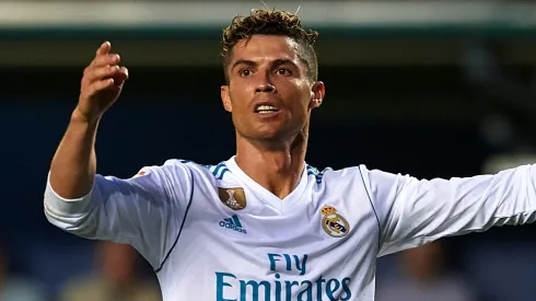 Cristiano Ronaldo of Real Madrid reacts during the La Liga match between Villarreal and Real Madrid at Estadio de La Ceramica on May 19, 2018 in Villarreal, Spain.