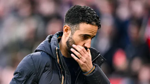 Man. United Head Coach Ruben Amorim during the Premier League 2024 25 Matchweek 13 match between Manchester United, ManU FC and Everton FC at Old Trafford on December 01, 2024 in Manchester, England.