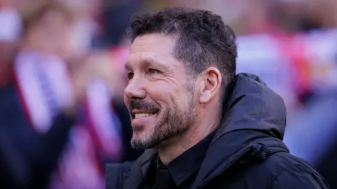 Head coach of Atletico de Madrid Diego Pablo Simeone during the La Liga 2024 25 match between Atletico de Madrid and Getafe at Riyadh Air Metropolitano Stadium.