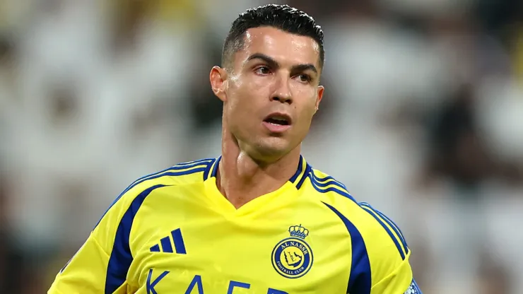 Cristiano Ronaldo of Al-Nassr during the AFC Champions League Elite match between Al-Nassr FC and Al Ain FC at Al-Awaal Park on November 05, 2024 in Riyadh, Saudi Arabia.