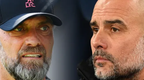 Jurgen Klopp (left) and Pep Guardiola (right)