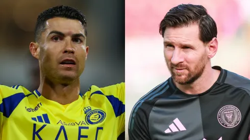 Cristiano Ronaldo of Al Nassr and Lionel Messi of Inter Miami.