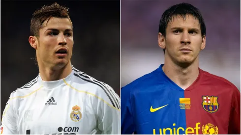 Cristiano Ronaldo (left) and Lionel Messi (right)