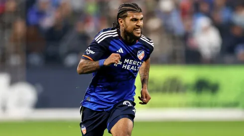 DeAndre Yedlin #91 of FC Cincinnati in action against the New York City FC.