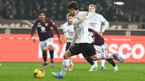 AC Milan’s Christian Pulisic miss the penalty during the Serie A soccer match between Torino and Milan at the Stadio Olimpico Grande Torino in Turin, north west Italy – Saturday, February 22, 2025.