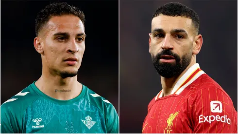 Antony (left) and Mohamed Salah (right)