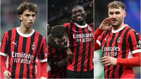 Joao Felix (left), Christian Pulisic, Rafael Leao (center) and Santiago Gimenez (right)