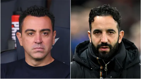 Xavi (left) and Ruben Amorim (right)