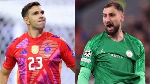 Gianluigi Donnarumma (left) and Emiliano Martinez (right)