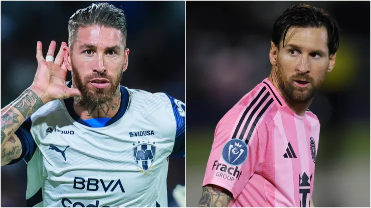 Sergio Ramos (left) and Lionel Messi (right)