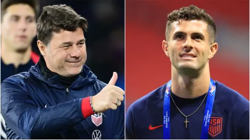 Mauricio Pochettino (left) and Christian Pulisic (right)